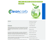 Tablet Screenshot of cleancarb.com